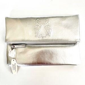 Victoria's Secret  Angel's  Fold Over Makeup /Lingerie Bag NWT